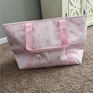 Victoria’s Secret Pink Striped Tote Bag NWT